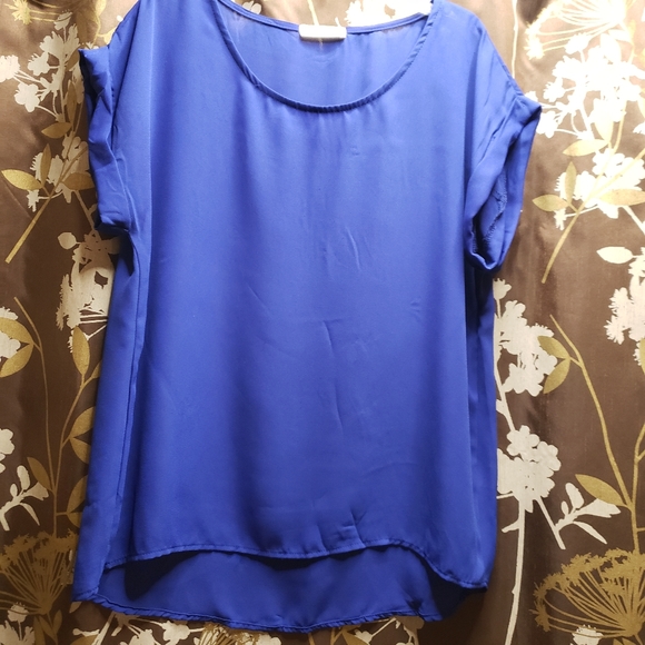 Tops - Women's royal blue top